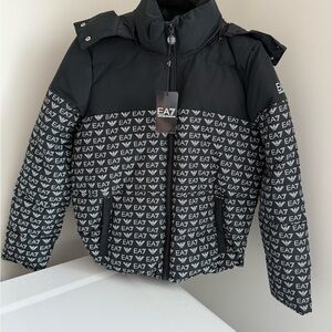 Unisex Emporio Armani Black Jacket